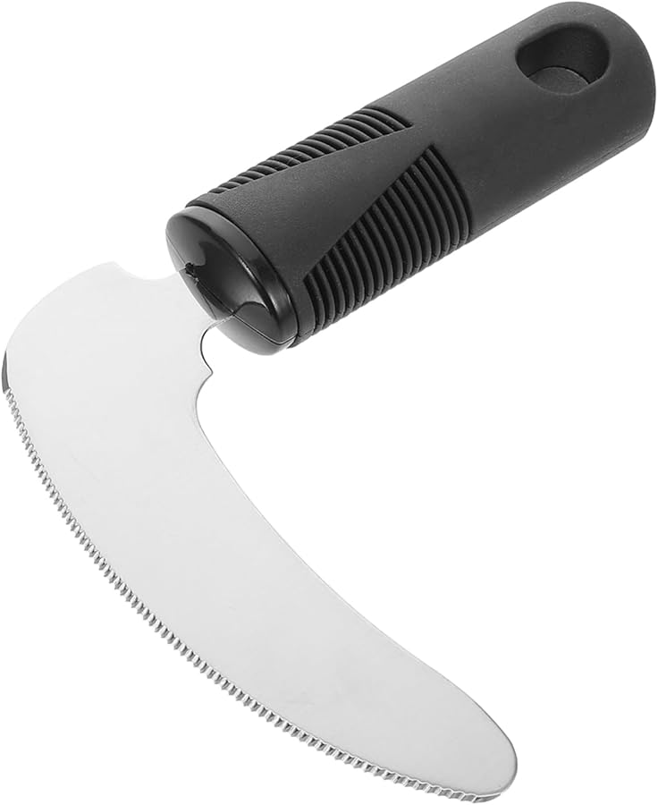 Stainless Steel Adaptive Eating Utensils Set for Elderly Hand Tremors Non Slip Handle - Image 1